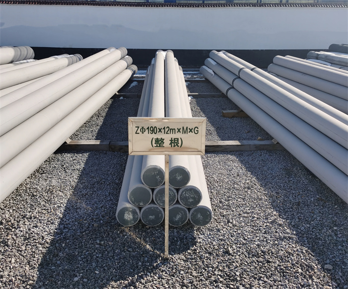 正定190×12米钢筋混凝土水泥电线杆